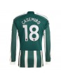 Manchester United Casemiro #18 Vieraspaita 2023-24 Pitkähihainen